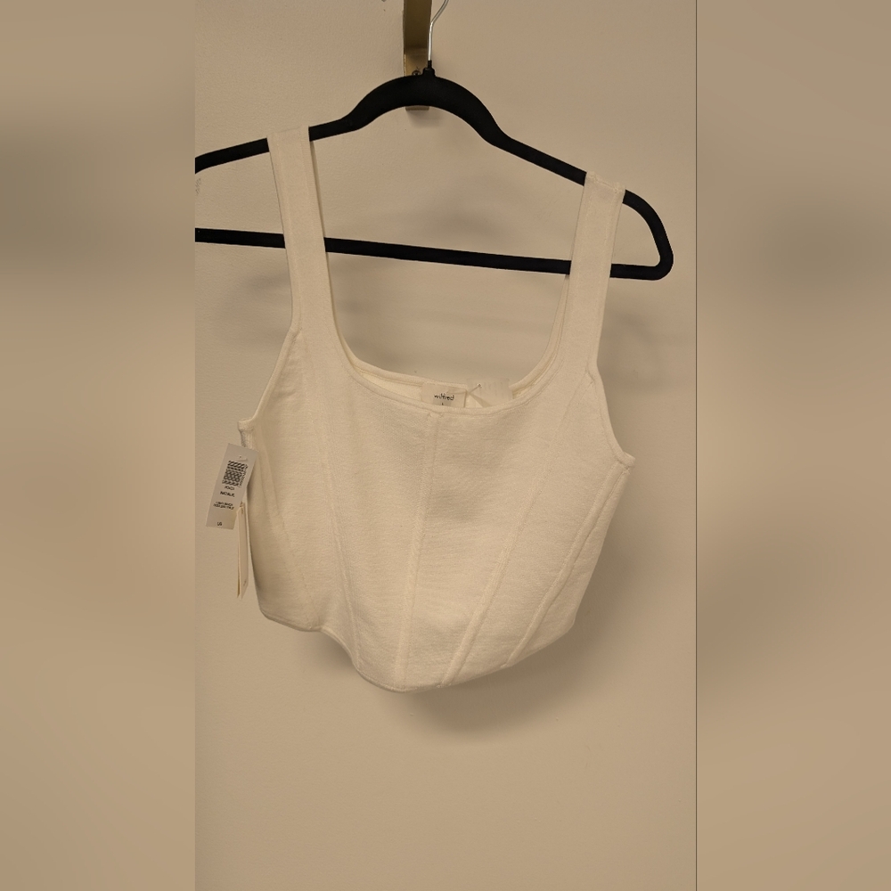 Wilfred Cream Crop Top